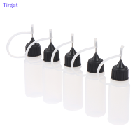 ?【Lowest price】Tirgat 5pcs 10ml ezappable Needle bottle Eye Liquid Dropper ตัวอย่างหยดสามารถกาว