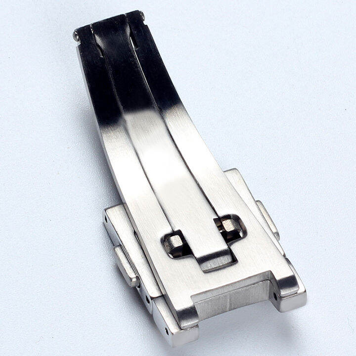 watch-strap-clasp-for-tag-leather-watch-bands-clasp-buckles-heuer-silvery-metal-deployment-clasp-bilateral-press-clasps