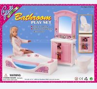 ✚✼ furniture for barbie bathroom original Kitchen bed closet House for Barbie accessories dollhouse for girls Toys for children