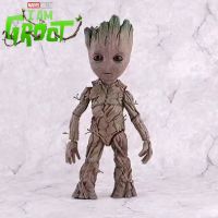 Guardians Of The Galaxy Groot ของเล่นตุ๊กตาขยับแขนขาได้ขนาดใหญ่24ซม. ต้นไม้น่ารักขนาดเล็กรูปปั้นผู้ชายของสะสมตุ๊กตาโมเดลของขวัญของประดับ