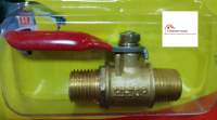 HI-TOP บอลวาล์วลม 1/4 นิ้ว ทองเหลือง รุ่น เกลียวนอกสองข้าง บอลวาล์ว วาล์วลม ball valve