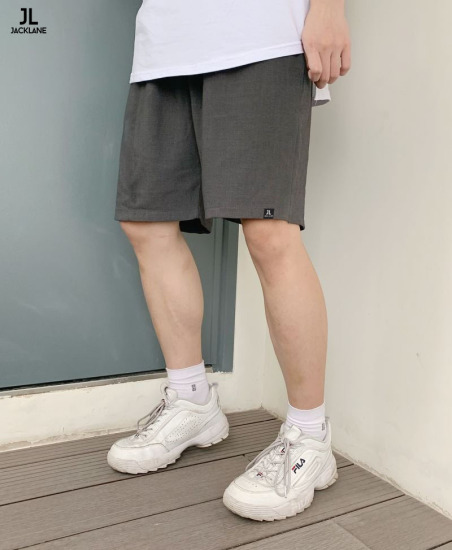 Quần short basic, jacklane, quần ngắn nam nữ unisex jack lane - ảnh sản phẩm 1