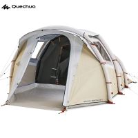 เต็นท์ตั้งแคม์ QUECHUA ขนาด 4คน แบบเป่าลม Tent QUECHUA Air Seconds 4.1XL Fresh&amp;Black 4 person