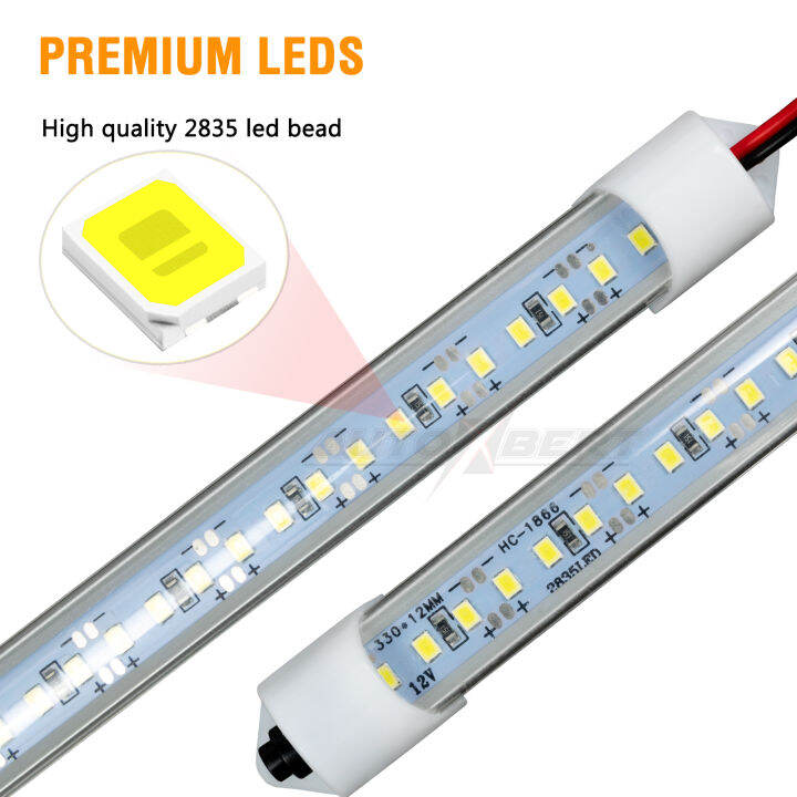 ร้อน12โวลต์48smd-โดมหลังคาภายในเพดานไฟอ่านหนังสือสีขาวแถบแสงบาร์รถพ่วงรถบัสตั้งแคมป์-motorhome-กลางแจ้งห้องโดยสารขนส่งสินค้า