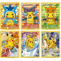 Pokemon Card Metal Pikachu Cosplay Charizard Golden Iron Japanese Version Game Collection Cards Birthday Gift Kids Toys