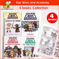 (In Stock)  พร้อมส่ง  ชุดหนังสือการ์ตูนภาษาอังกฤษ Star Wars Jedi Academy  4 Books Collection