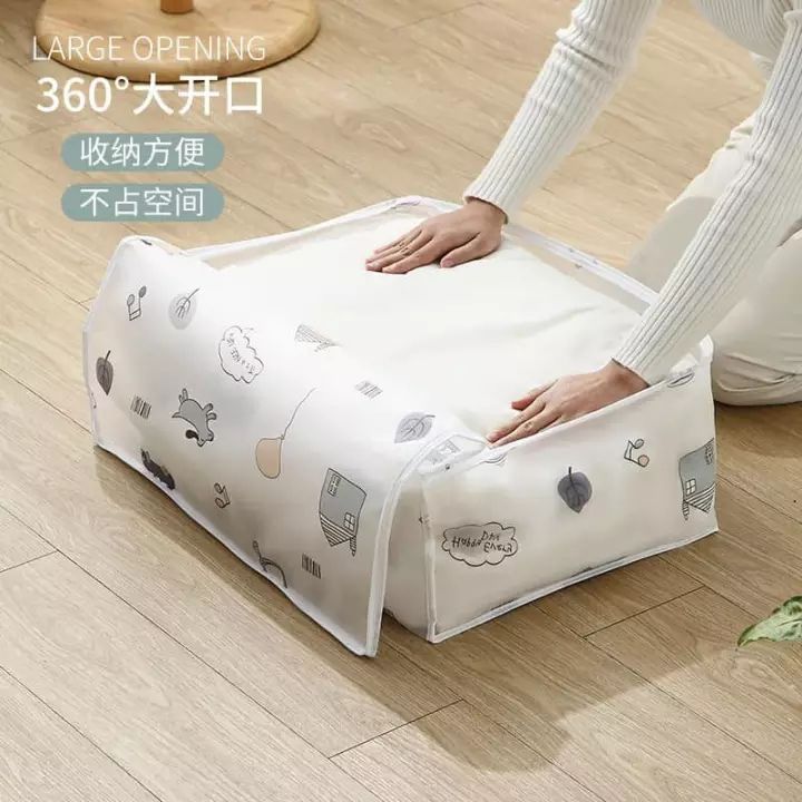 1pc Foldable Storage Bag For Large Clothes, Quilts, Blankets