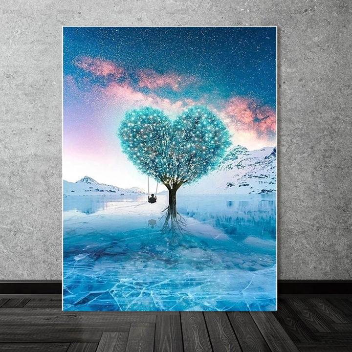 Abstract Tree Canvas Paintings