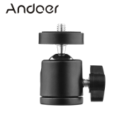 Andoer 1 Đầu Bi Xoay Mini Đầu Ba Chân Bộ Chuyển Đổi Đế Xoay 360 Độ Với Ốc