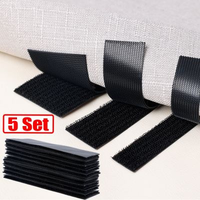 5Pcs Multifunction Fixing Stickers Adhesive Fastener Tape Strong Glue Hook and Loop Tapes DIY Sewing Supplies Adhesive Sticker