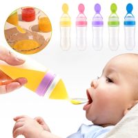 Baby Spoon Bottle Feeder Dropper Silicone Spoons for Feeding Medicine Kids Toddler Cutlery Utensils Newborn Training Baby Items Bowl Fork Spoon Sets