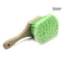 ?ห้ามพลาด! Wheel &amp; Tire Brush (Short Handle) (Green) แปรงทำความสะอาดล้อยางรถ หน้าล้อแม็ก สุดฮอต! แปรงขัดพื้น