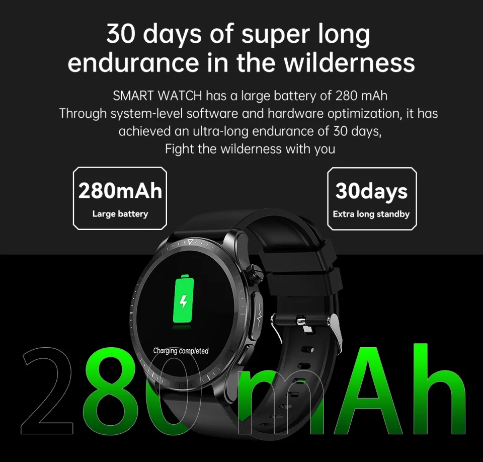 2023 Glucometer Smart Watch - Non-Invasive Blood Sugar & Heart Rate Monitor  – Hi Tech