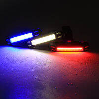 【cw】 Bicycle Taillight Single Lamp Bike USB Rechargeable Warning Light Mountain Bike Road Bike Light on ！