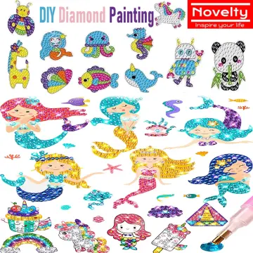 DIY Diamond Crystal Painting Stickers: Mosaic Art Kit for Kids