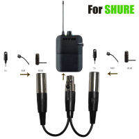 Microphone instrument cable for Shure transmitter wireless system TA4F 4-Pin mini xlr cord wire Splitter Distributor Hub