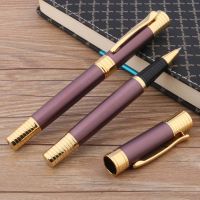 luxury high quality metal green Rollerball Pen Ice flower golden clip signature elegante ink pen Office school supplies Pens