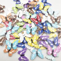 【YF】❄¤✔  25/50/100pcs Wood Buttons Kids/Baby Sewing Lots WB649