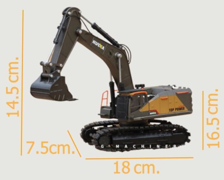 มาใหม่-โมเดลสะสม-โมเดลรถเหล็ก-huina-1721-โมเดลรถก่อสร้าง-รถแม็คโครหล็ก-scale-1-50-ของเล่นเพื่อการสะสม-รถแมคโคร