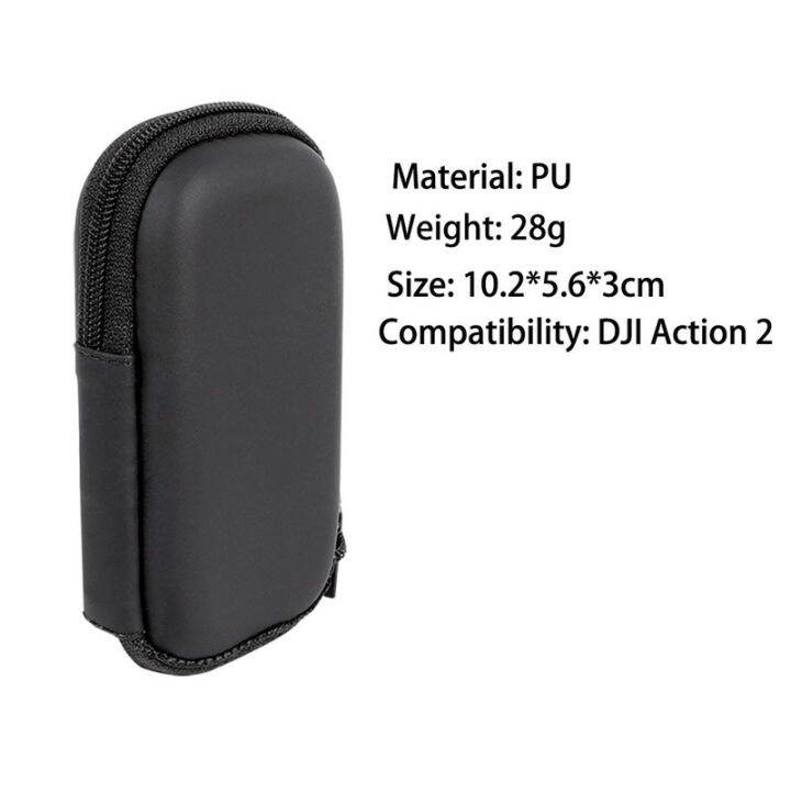 กระเป๋าเคส-action-2-mini-สําหรับกล้อง-dji-action-2-แบบพกพา-พร้อมขาตั้งกล้องเซลฟี่