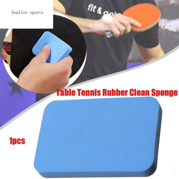 SOULLOV Professional Light weight Blue Rubber Cleaning Sponge Table
