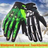 hotx【DT】 New Design Men Warm Cycling Gloves Windproof MTB Hiking