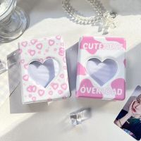 Love Heart Hollow Photo Album Polaroid Korean Idol Picture Card Holders Kpop Pvc Collect Books Mini Photocard Binder Sheets