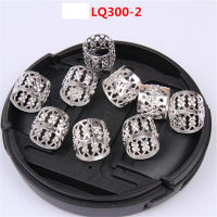 Dreadlocks Beads Jewelry Decoration Pendants Braid Rings Hair Metal