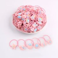 Korean Style Childrens Baby Little Girl Rubber Band Hair Tie Cute Cartoon Princess Headband Headdress Hair Band Hair Rope