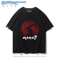 ☽ York Hewlett Legendary sword wind Berserk warrior brand three PuJian aso anime peripheral male summer cotton short sleeve T-shirt