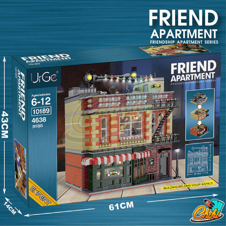 ตัวต่อ-friend-apartment-เฟรน-อพาร์ทเม้น-เฟรนชิบ-อพาร์ทเม้น-ซี่รีส์-urge-10189-จำนวน-4638-ชิ้น