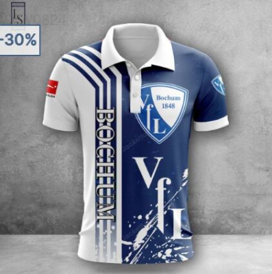 new Summer style1 2023 ARRIVE design BOCHUM F.C 3D high-quality polyester quick drying 3D polo shirt, style50xl (contact online for free customization of name) high-quality