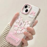 เคสไอโฟนน่ารัก กระต่ายดาวแวววาวเหมาะสำหรับเคสโทรศัพท์มือถือ iPhone12 Apple 11 13 ใหม่ 14promax แบบนุ่ม