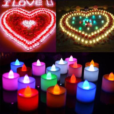 Stran CWwart1 Pc Creative LED Candle Multicolor Color Lamp Flame Tea Light Wedding Birthday Party Decoration Birthday Party Dro.pshipping