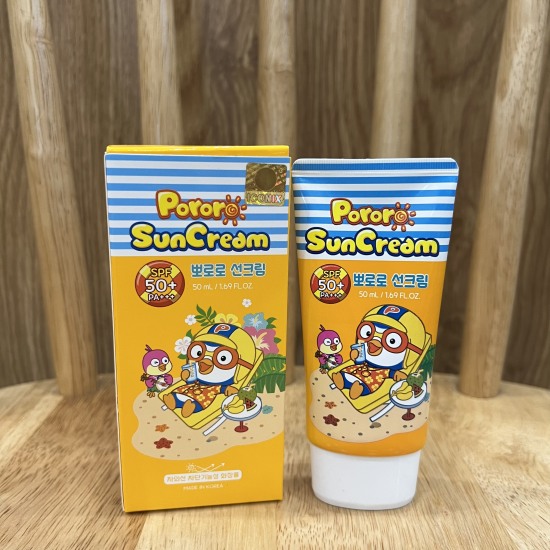 Mẫu mới kem chống nắng trẻ em pororo sun cream 50ml - ảnh sản phẩm 2