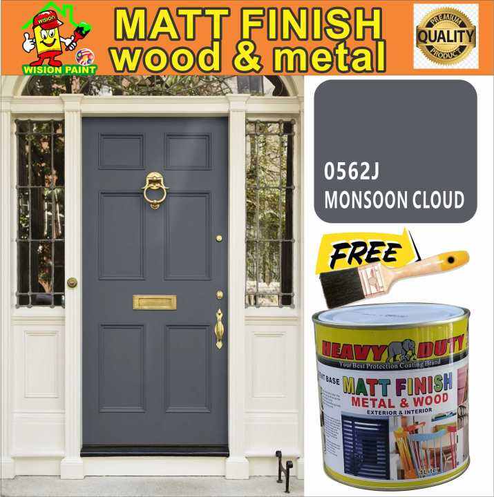 0562J ( MATT FINISH HEAVY DUTY ) 1L (FREE 1.5" BRUSH ) HIGH ENAMEL