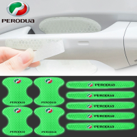 Perodu สติกเกอร์รถ Night Glow สติกเกอร์วัสดุเรืองแสง Perodu Cross รถประตูชาม Anti Scratch Protector TPH ป้องกันฟิล์ม4ชิ้น [คลังสินค้าพร้อม]