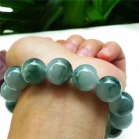 Jadeite เคลือบขี้ผึ้งสร้อยข้อมือหยกสร้อยข้อมือลูกปัดกล้วยไม้สำหรับผู้ชายและผู้หญิงผมสร้อยข้อมือสร้อยข้อมือสุ่มขนาด1.0มม.