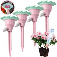 4Pcs Plant Self-Watering Spikes Adjustable Irrigation Drippers Automatic Plants Watering Devices for Outdoor Garden Supplies Watering Systems  Garden