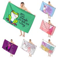 【CW】 towel for adults sauna Large beach Gym hotel shower quick drying cute cartoon