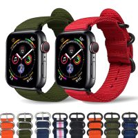 Nylon Strap For Apple watch series 3 4 5 band Sports Loop Bracelet for Apple watch strap soft iwatchband 40mm 44mm 38mm 42mm Straps