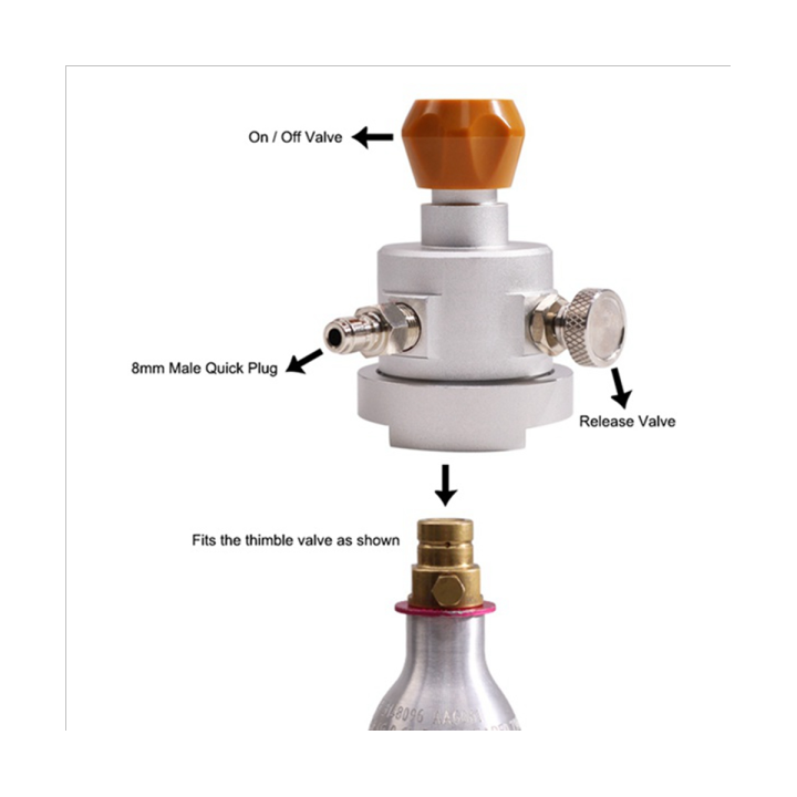 ตัวเชื่อมต่ออะแดปเตอร์-co2-carbonator-รีฟิลเติมสำหรับเปลี่ยนสำหรับ-duo-terra-art-รุ่นพร้อมท่อสำหรับ-w21-8