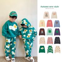 ○✤ Children 39;s sweater 2022 autumn and winter boys 39; and girls 39; long sleeved Plush Pullover Sweater