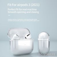 Case For Apple AirPods 3 Case Cover Wireless Bluetooth-compatible Headphones Transparent PC/TPU Cover For AirPods 3 Funda Capa