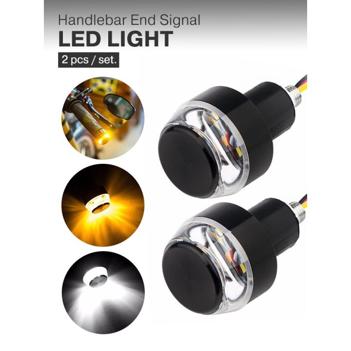 ไฟ-led-ติดปลายแฮนด์รถมอเตอร์ไซค์-e-bikes-ไฟเลี้ยวแต่ง-handlebar-end-led-signal-light-ไฟแต่งรถมอไซค์-ไฟเลี้ยวแต่ง-ไฟเลี้ยวแฮน-led-แต่งรถ-แต่งมอไซค์-ไฟรถมอไซค์แต่ง-motorcycle-accessory-moto-electronics-