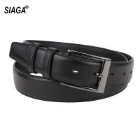 2022 New Brand Name Mens Genuine Leather Black Simple Pin Buckle Metal Fashion Design 38Mm Width Male Jeans Accessories FCO270