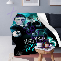 xzx180305  Harry-Potter Blanket Hogwarts Blanket Fleece Blanket for Adults and Kids 01