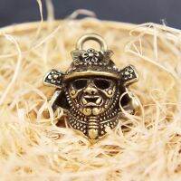 【hot】☸❖☽  Armor Samurai Helmet Paracord Bead Accessories Outdoor Lanyard Keychain Pendants Gifts