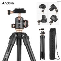 【คุณภาพสูง】Andoer Q160Sa ขาตั้งกล้องสามขาพร้อมกล้องดิจิตอล Panoramic Ballhead Bubble Level กับ Canon Nikon Sony ขนาดพกพาสําหรับกล้องดิจิตอล Dslr