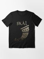 Skal Skol Cheers Viking Drinking Horn Be Tshirt Fashion Unisex Top Tees Clothes MenS Oversized T Shirts Tee Shirt 3Xl S-4XL-5XL-6XL